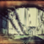 Abstract stylized tunnel